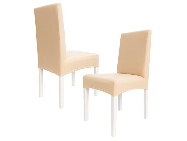 POKROWIEC NA KRZESŁO ELASTYCZNY - kremowy