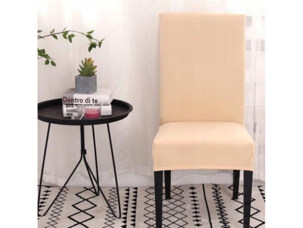 POKROWIEC NA KRZESŁO ELASTYCZNY - kremowy