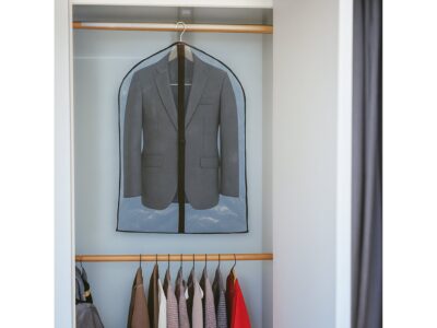 POKROWIEC NA ODZIEŻ GARNITUR 60x90 - niebieski