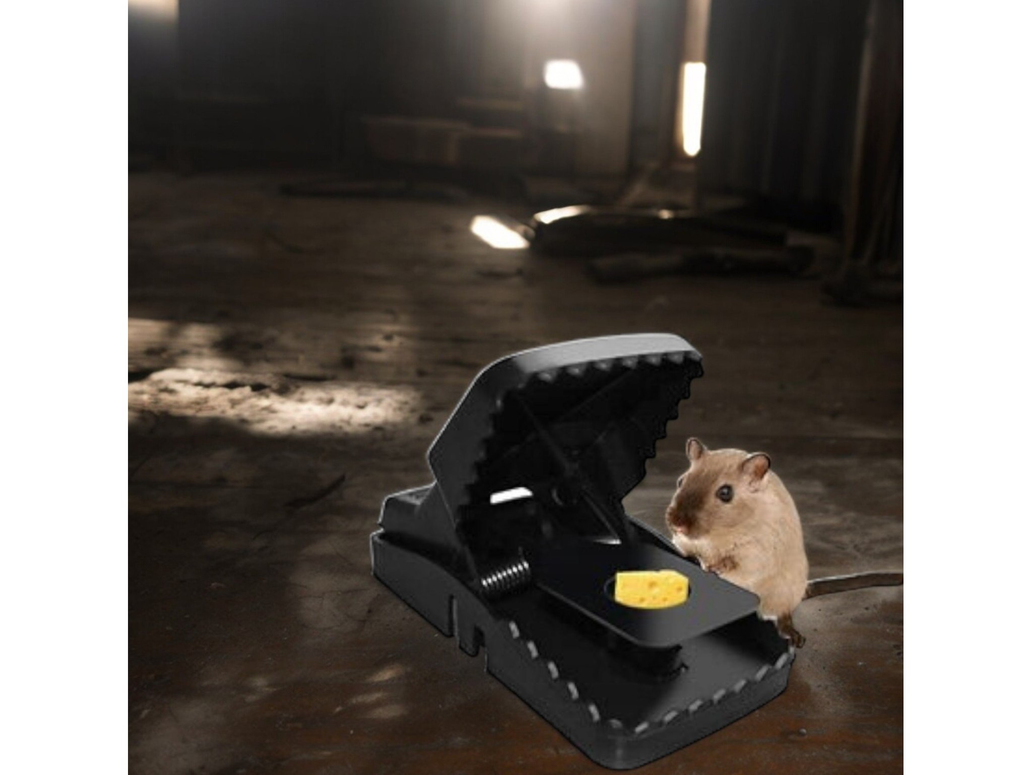 PUŁAPKA ŁAPKA NA MYSZY PLASTIKOWA SKUTECZNA MOCNA