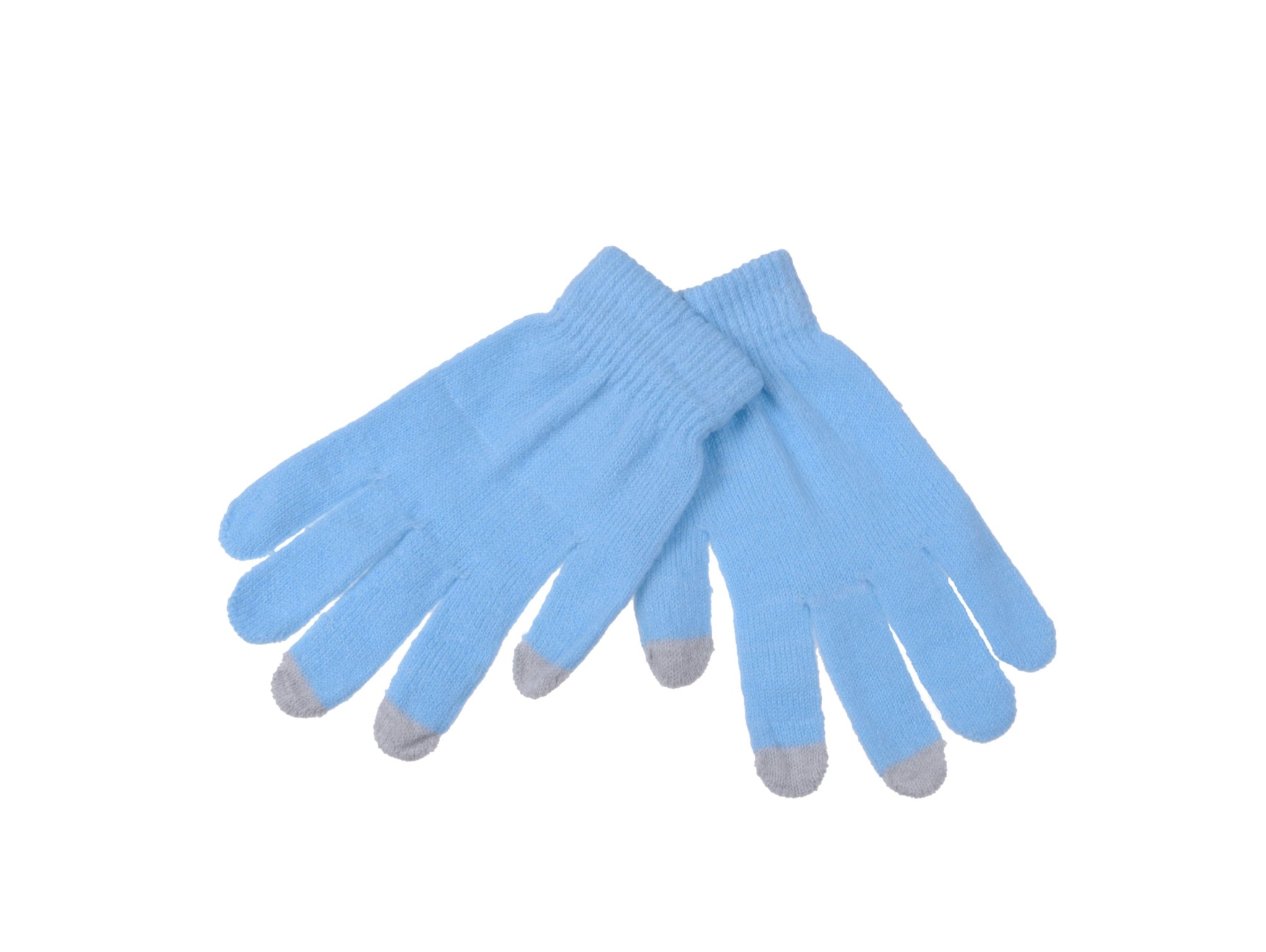 RĘKAWICZKI DOTYKOWE EKO - błękitny