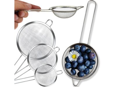 SITKO KUCHENNE STALOWE SITKA 3SZT