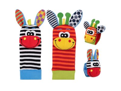 SKARPETKI SENSORYCZNE DLA NIEMOWLĄT GRZECHOTKI