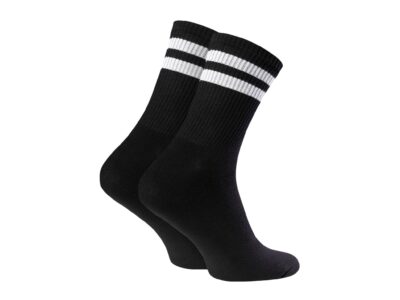 SKARPETY SPORTOWE WYSOKIE 3 PARY 39-44 - czarny