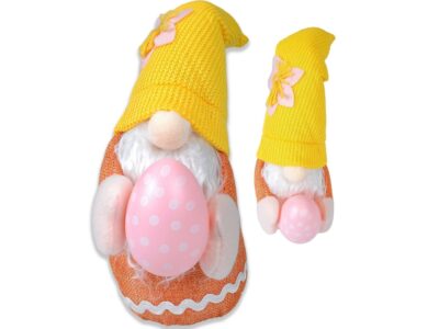 SKRZAT WIOSENNY WIELKANOCNY Z JAJKIEM 32X11cm - pomarańczowy