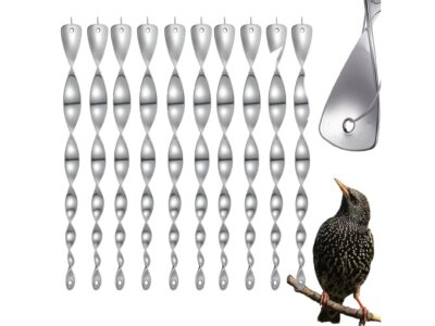 SPIRALA WIATROWA ODSTRASZACZ PTAKÓW 50cm 10SZT