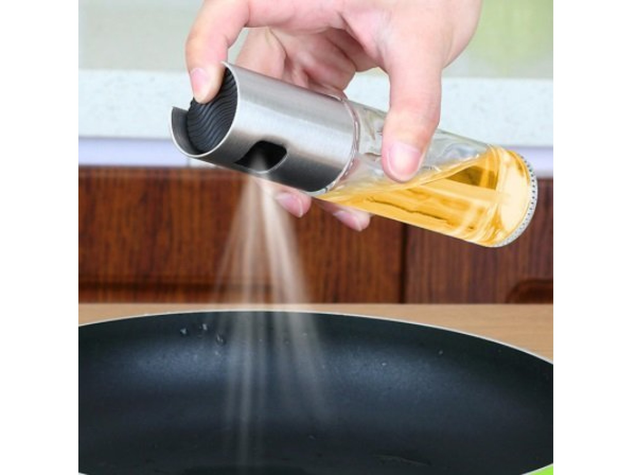 SPRYSKIWACZ DO OLEJU OLIWY 100ml 3SZT SREBRNY