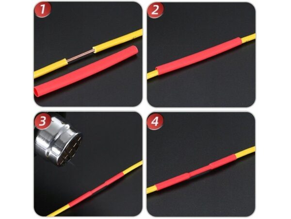 TERMOKURCZKI ZESTAW RUREK TERMOKURCZLIWYCH 127 SZT