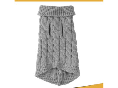 UBRANKO DLA PSA KOTA SWETEREK - szary M
