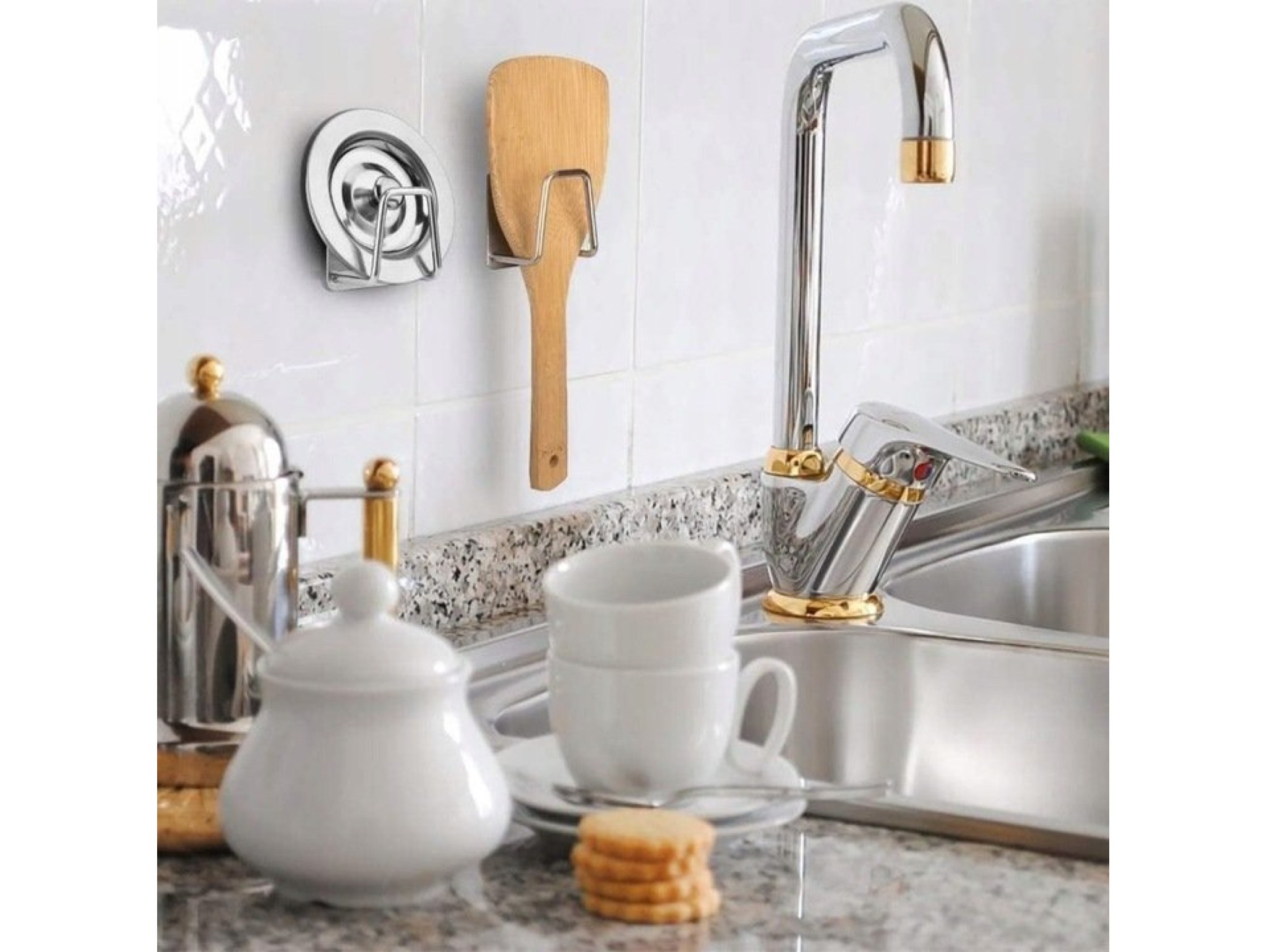 UCHWYT WIESZAK HACZYK KUCHENNY NA GĄBKĘ