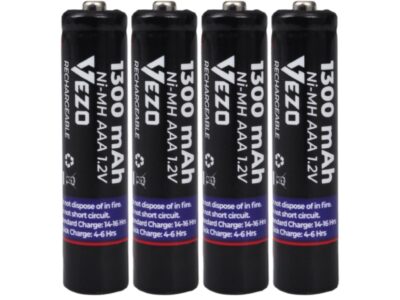 VEZO BATERIA AKUMULATOREK AAA 4 szt TYP1 2500mAh MAŁE