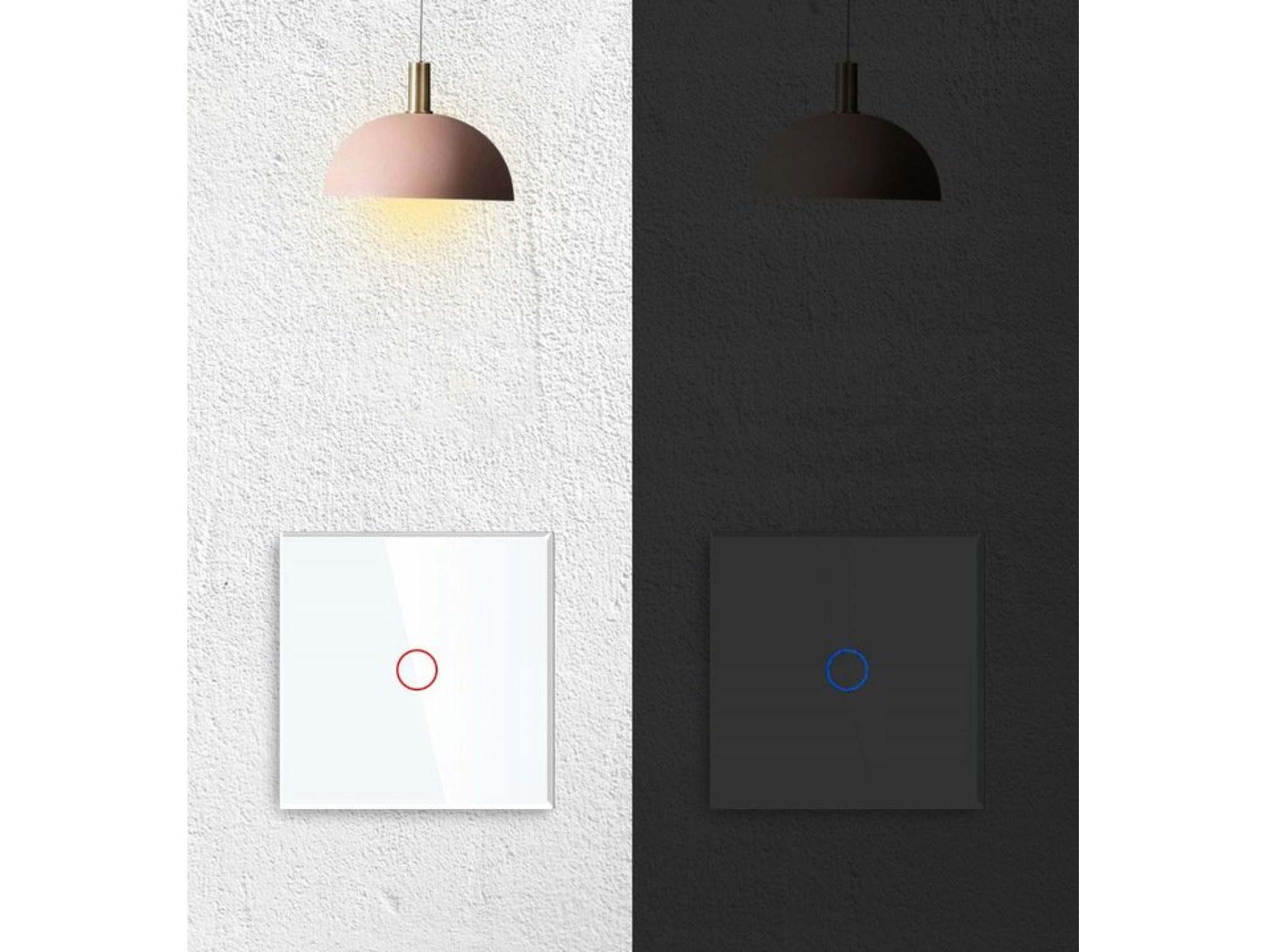 WŁĄCZNIK ŚWIATŁA LED PANEL DOTYKOWY - biały