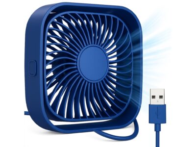 WIATRAK BIURKOWY WENTYLATOR USB 360 STOPNI