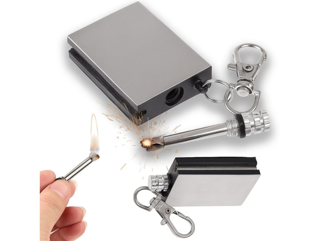 WIECZNA ZAPAŁKA KRZESIWO MAGNEZOWE SURVIVAL BRELOK