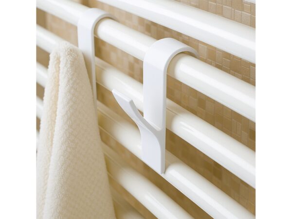 WIESZAK HACZYK NA GRZEJNIK 2szt - biały