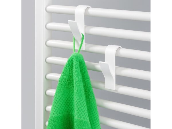 WIESZAK HACZYK NA GRZEJNIK 2szt - biały