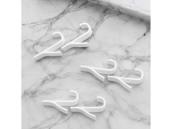 WIESZAK HACZYK NA GRZEJNIK 2szt - biały