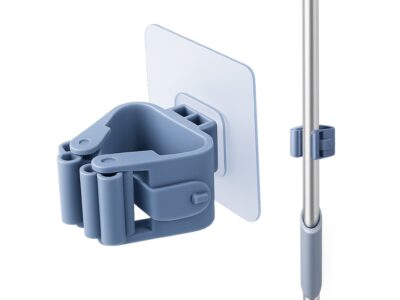 WIESZAK UCHWYT NA MOPA SAMOPRZYLEPNY - błękitny