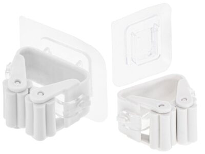 WIESZAK UCHWYT NA MOPA SAMOPRZYLEPNY - biały