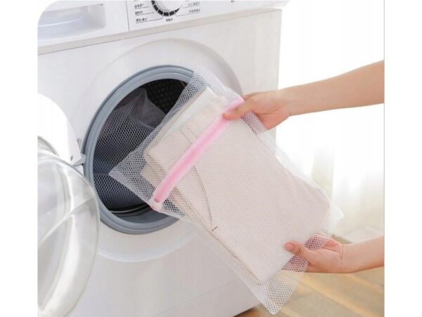 WOREK SIATKA DO PRANIA BIELIZNY Z ZAMKIEM 60x50