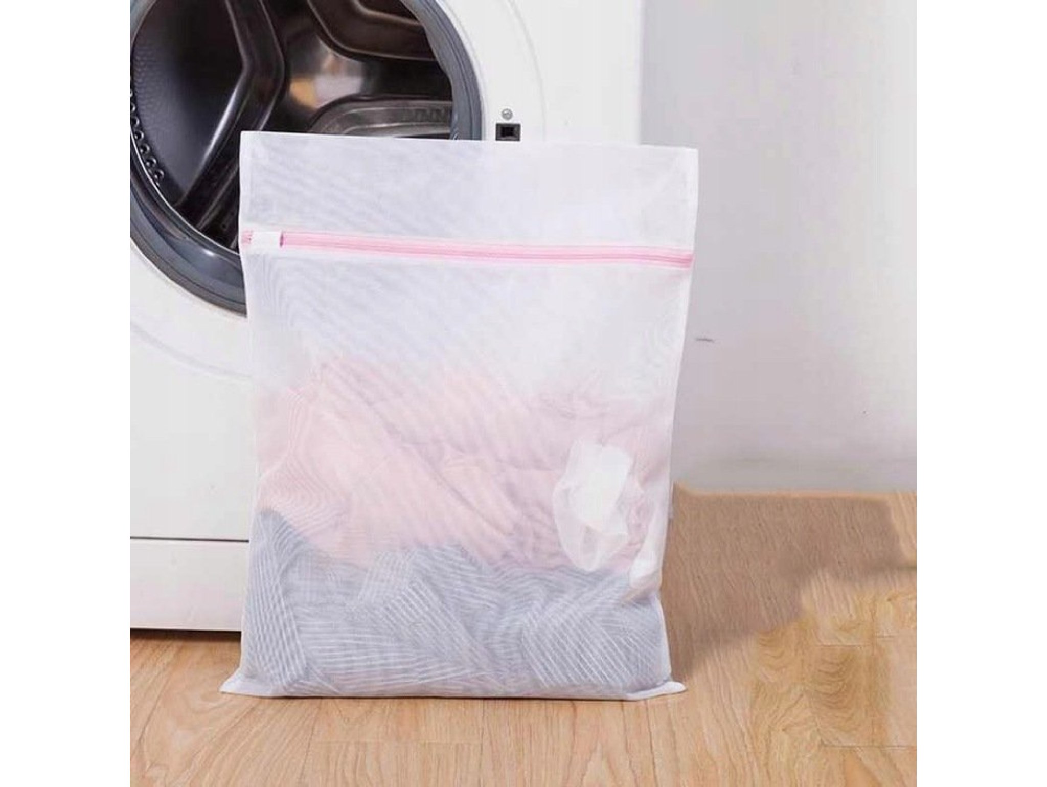 WOREK SIATKA DO PRANIA BIELIZNY Z ZAMKIEM 60x50