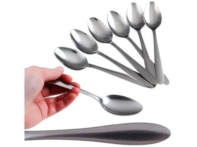 ŁYŻKA ŁYŻKI KOMPLET 6SZT 20,5CM - gładki owalny