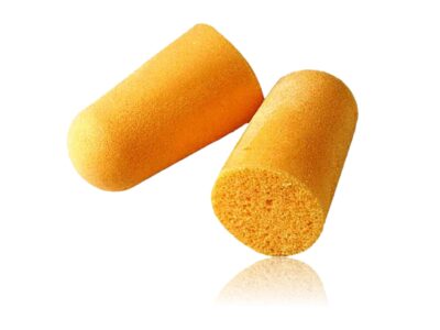 ZATYCZKI DO USZU STOPERY PIANKOWE - pomarańczowy