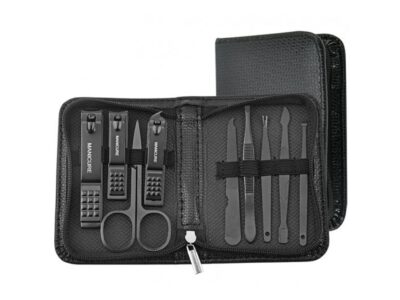 ZESTAW DO MANICURE PEDICURE PAZNOKCI 9W1