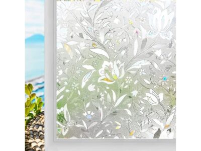 ZESTAW FOLI OKIENNEJ NAKLEJKA NA SZYBĘ 2 SZT - kwiat