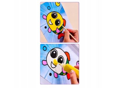 ZESTAW KREATYWNY DO MALOWANIA PIASKIEM