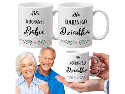 ZESTAW KUBKÓW NA DZIEŃ BABCI I DZIADKA - DD5+DB5