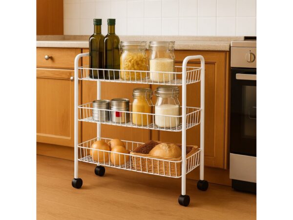 ARTEX REGAŁ NA KÓŁKACH BIG STORE 3/BIG STORE 3 BIAŁY 8001579130137