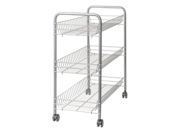 ARTEX REGAŁ NA KÓŁKACH BIG STORE 3/BIG STORE 3 SREBRNY 5905399715045