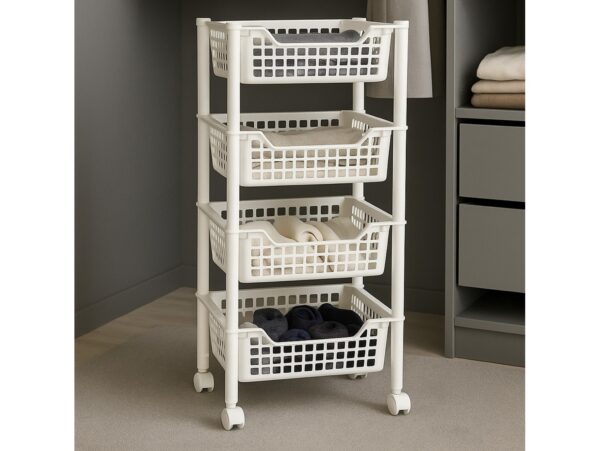 ARTEX REGAŁ NA KÓŁKACH FRUIT 4/FRUIT 4 BIAŁY 8001579315047