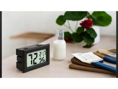 HIGROMETR TERMOMETR BEZ SONDY - czarny