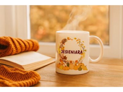 KUBEK DO SUBLIMACJI 330ML BIAŁY - jesieniara