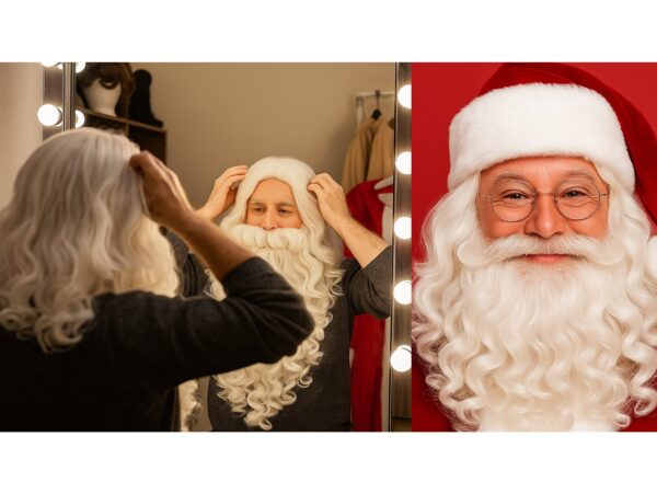 PERUKA MIKOŁAJA WŁOSY BRODA