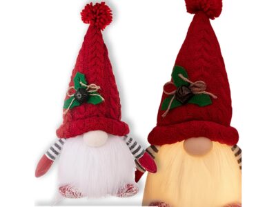 SKRZAT KRASNAL ŚWIĄTECZNY ŚWIECĄCY LED - czerwony