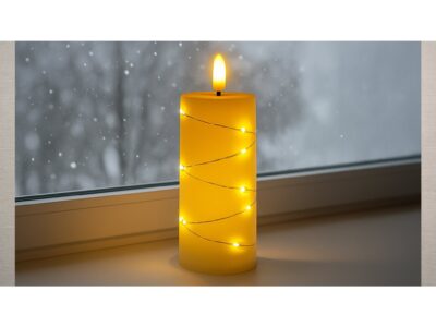 ŚWIECZKA NA BATERIE LED Z DRUCIKIEM 14x5,2