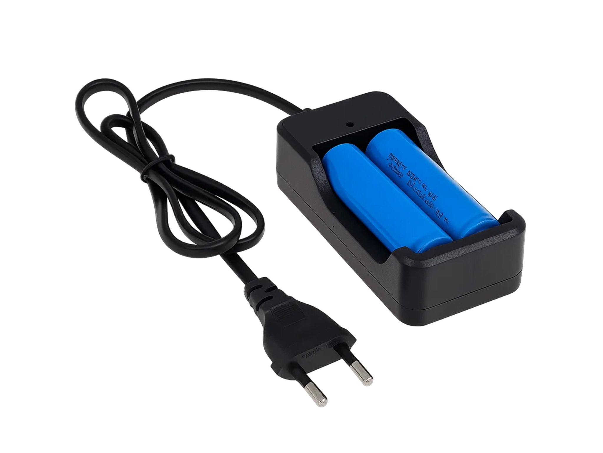 ŁADOWARKA OGNIW BATERII 18650 + 2 AKUMULATORY 6000