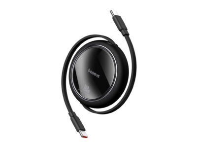 BASEUS KABEL Z REGULACJĄ DŁUGOŚCI USB-C TYPE-C POWER DELIVERY 100W 1M