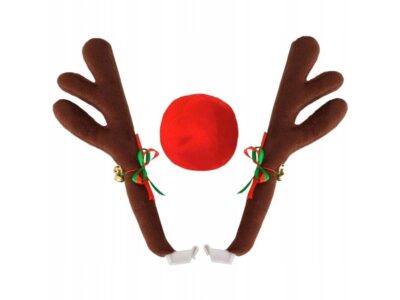 DEKORACJA SAMOCHODU AUTA ŚWIĄTECZNA RENIFER