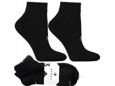 MORAJ SKARPETY DAMSKIE 3/4 3SZT - czarny 35-38