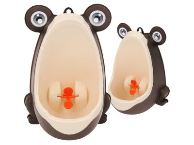 NOCNIK PISUAR WC MINI ŻABA - brązowy