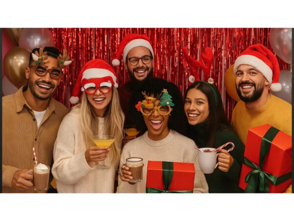 OKULARY ŚWIĄTECZNE RENIFER 2SZT.