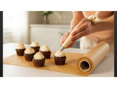 PAPIER DO PIECZENIA BRĄZOWY 38cm 50m