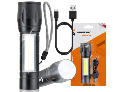 VERGIONIC LATARKA TAKTYCZNA LED - usb-C