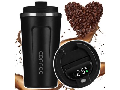 KUBEK TERMICZNY SMART LCD 300ML - czarny