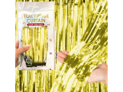 KURTYNA FOLIOWA PARTY 2,0x1,0m - złoty