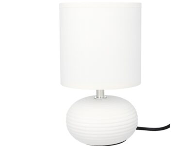 LIVELLO LAMPA LAMPKA NOCNA CERAMICZNA 23CM - biały